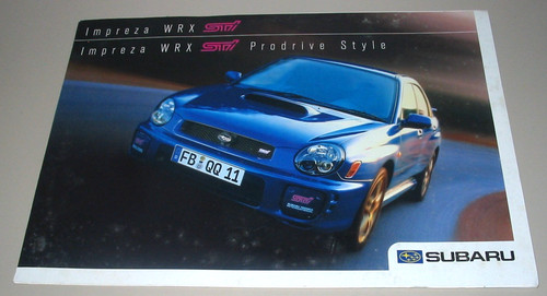Auto prospekt subaru - auto,