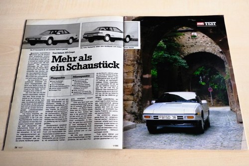 Mot 1986 subaru - mot, xt